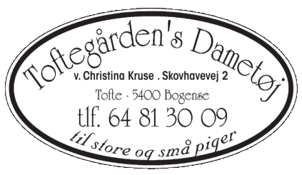 Toftegårdens Dametøj Logo
