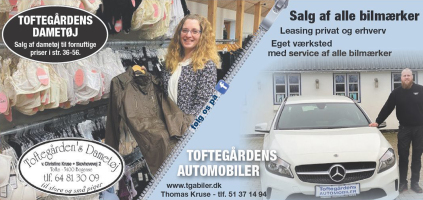 Toftegårdens Dametøj eller automobiler TGA