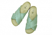 Lysegrøn sandal fra Duffy